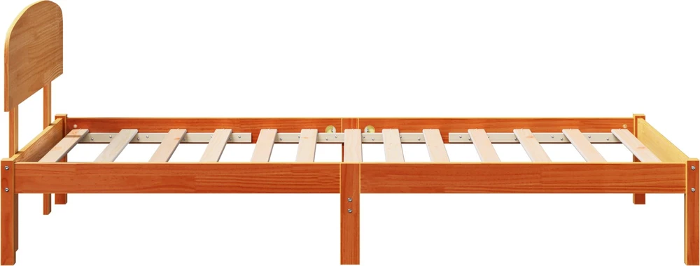 Lovos rėmas Vaško ruda 90 x 200 cm Kietos pušies mediena
