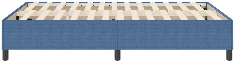 Platforminės lovos rėmas Mėlyna 140 x 200 cm Kordūrinis audinys