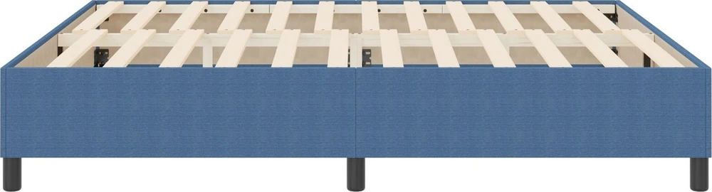 Platforminės lovos rėmas Mėlyna 180 x 200 cm Kordūrinis audinys