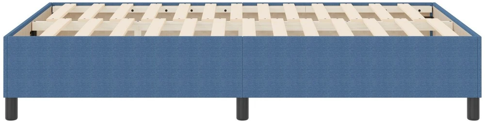 Lova Platforminės lovos rėmas Mėlyna 120 x 200 cm Kordūrinis audinys