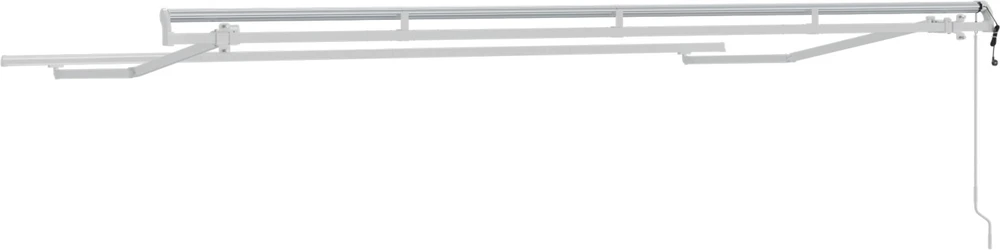 Markizės rėmas Balta 4 x 2 m Metalas
