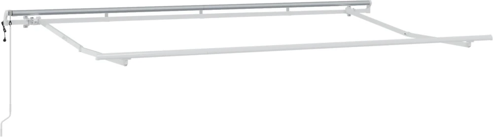 Markizės rėmas Balta 4 x 2 m Metalas