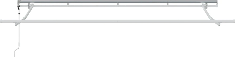 Markizės rėmas Balta 4 x 2 m Metalas