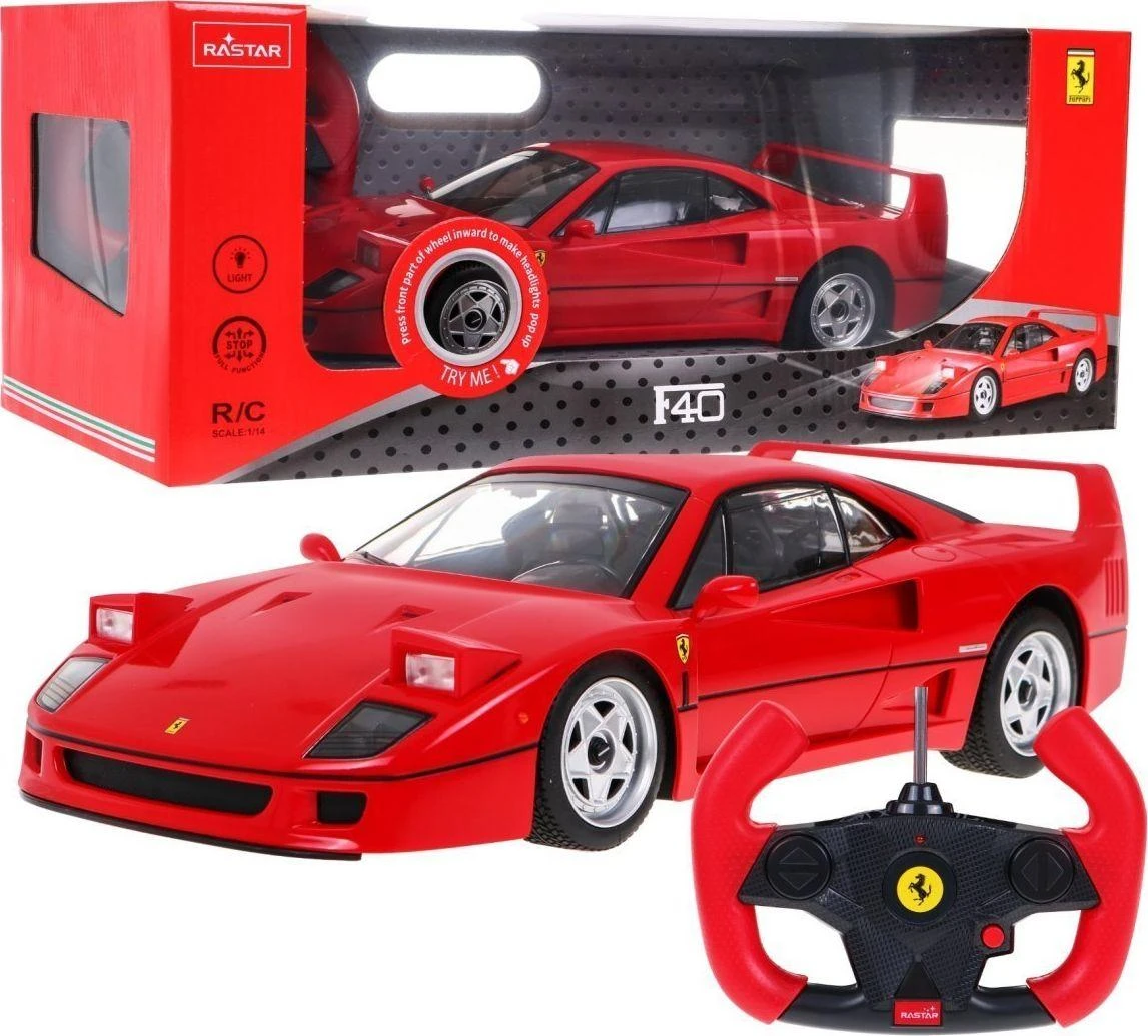 RASTAR automodelis valdomas R/C 1:14 Ferrari F40, 78700