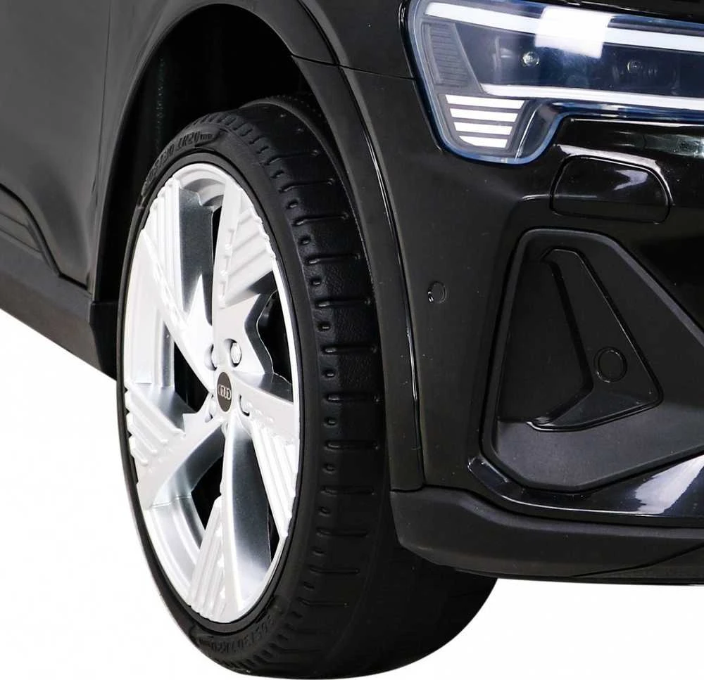Ramiz Elektromobilis vaikams Audi E- Tron QLS-6688, 4x4, juodas