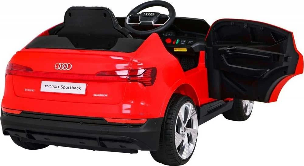 Ramiz Elektromobilis vaikams Audi E- Tron QLS-6688, 4x4, raudonas