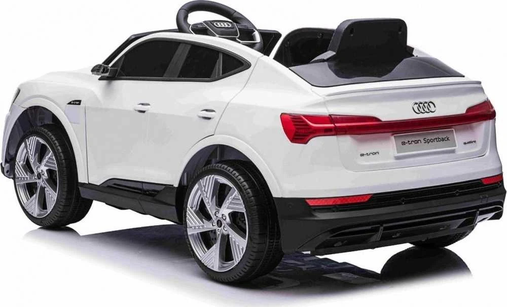 Ramiz Elektromobilis vaikams Audi E- Tron QLS-6688, 4x4, baltas