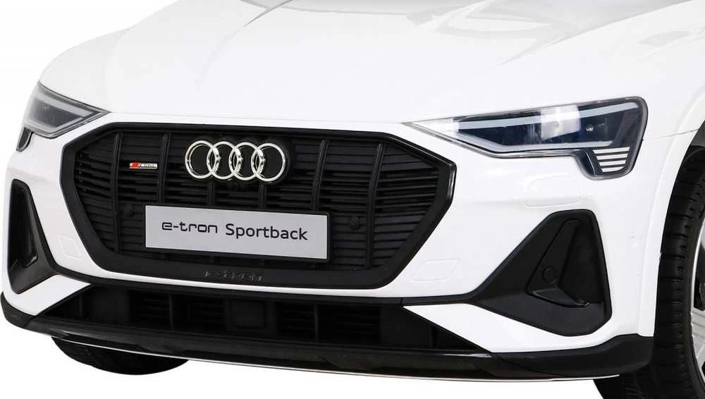 Ramiz Elektromobilis vaikams Audi E- Tron QLS-6688, 4x4, baltas