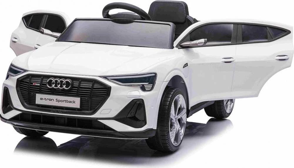 Ramiz Elektromobilis vaikams Audi E- Tron QLS-6688, 4x4, baltas