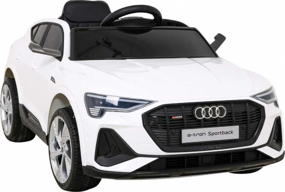 Ramiz Elektromobilis vaikams Audi E- Tron QLS-6688, 4x4, baltas