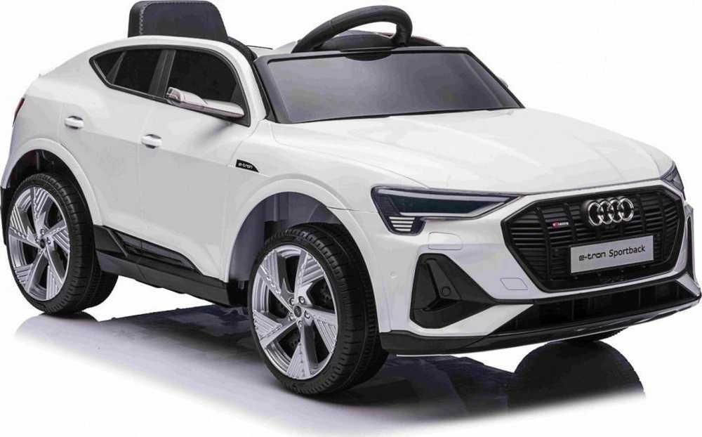 Ramiz Elektromobilis vaikams Audi E- Tron QLS-6688, 4x4, baltas