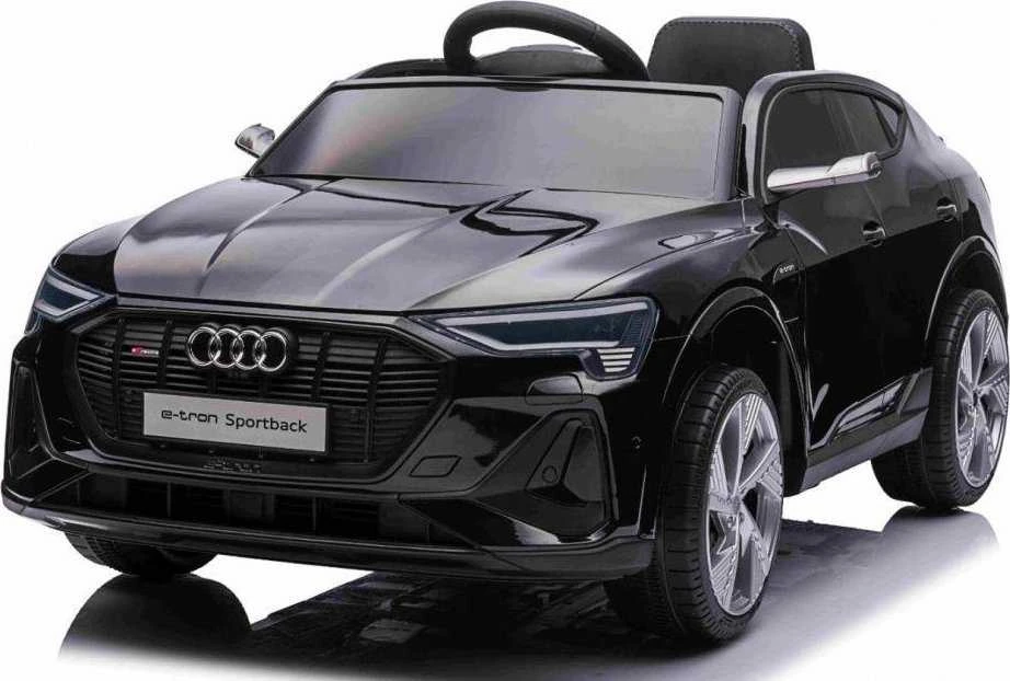 Ramiz Elektromobilis vaikams Audi E- Tron QLS-6688, 4x4, juodas
