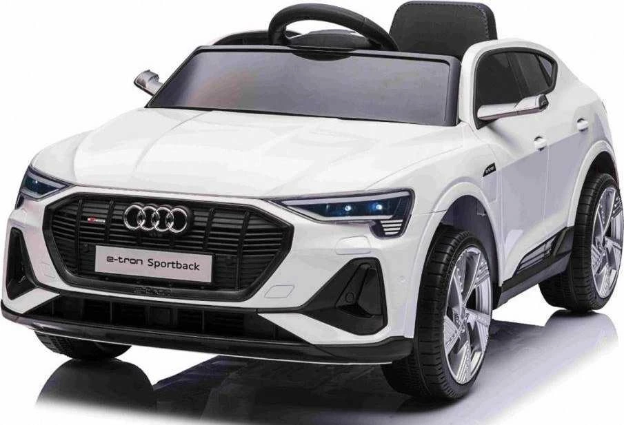 Ramiz Elektromobilis vaikams Audi E- Tron QLS-6688, 4x4, baltas