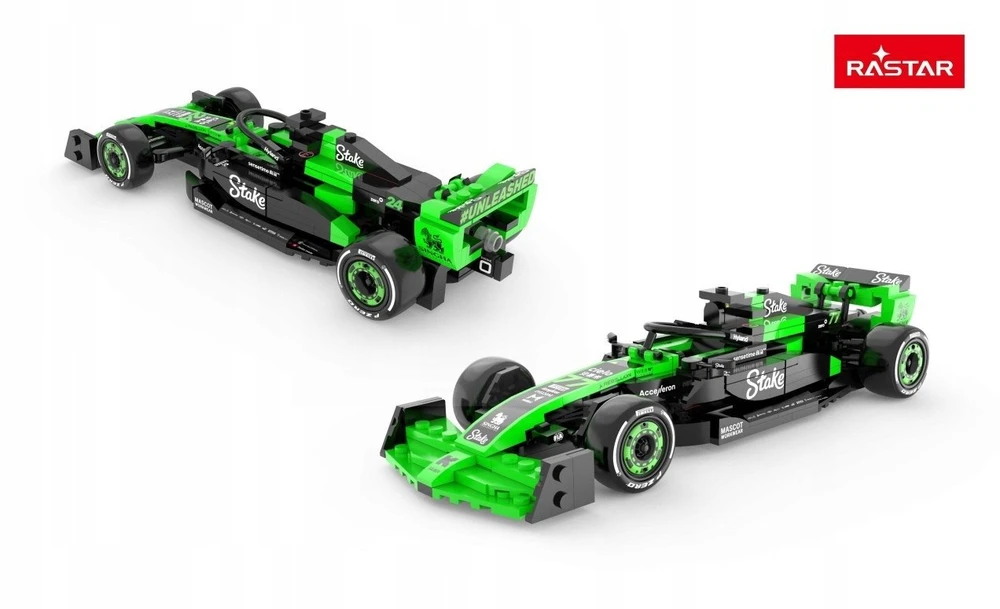 Rastar Group Konstruktorius Stake F1 Team KICK Sauber C44 Blocks automobilis RASTAR Žalias 1:24