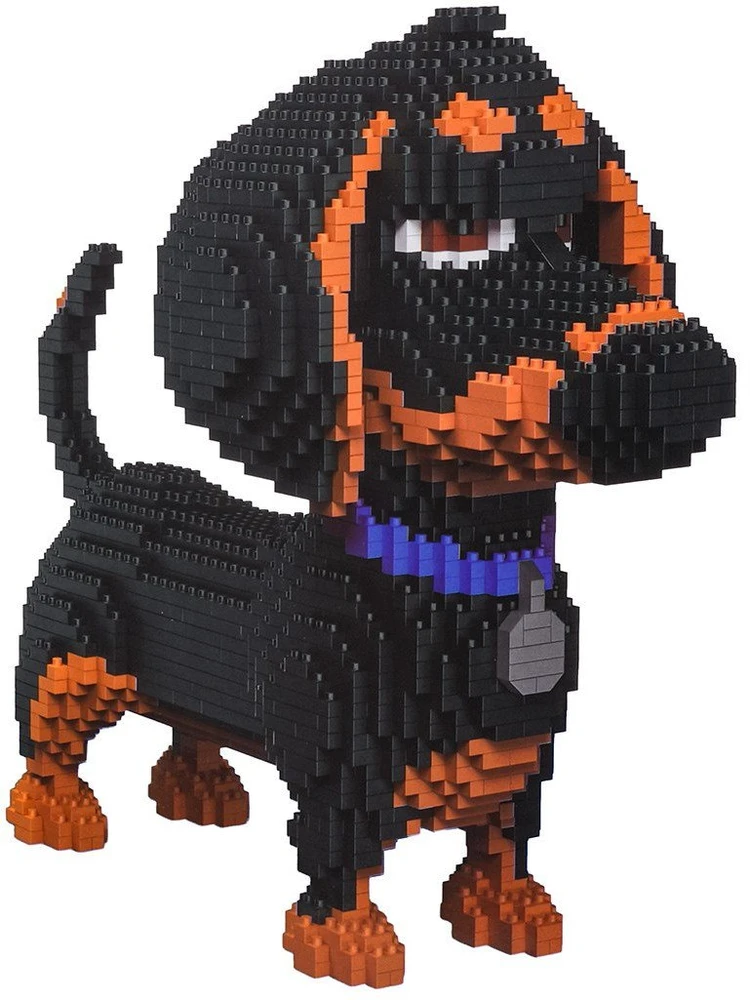 Ramiz techniniai statybiniai blokai DOG DACHSHUNDER 1930 el. MINI BLOKŲ RINKINYS