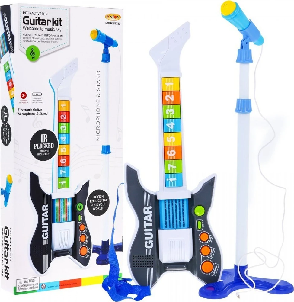 Ramiz Elektrinė gitara vaikams su priedais