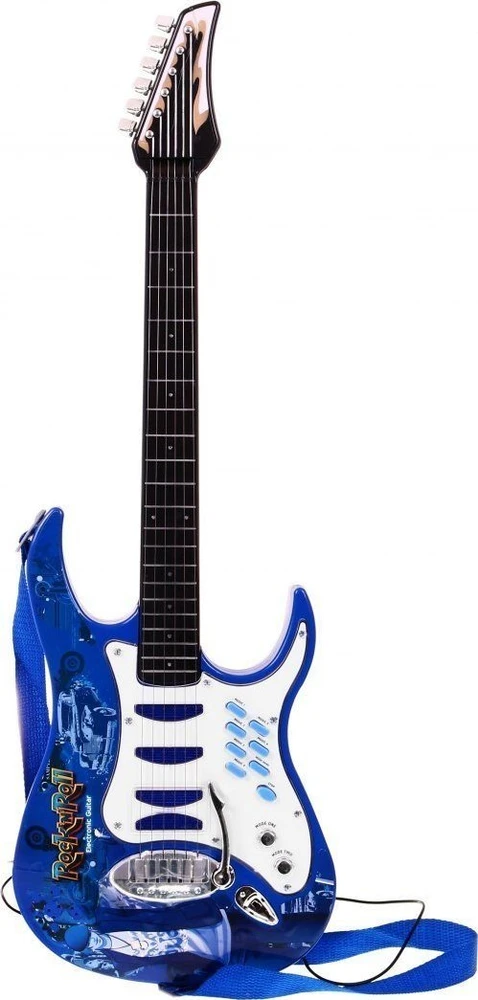 Ramiz Mėlynas elektrinės gitaros stiprintuvas vaikams