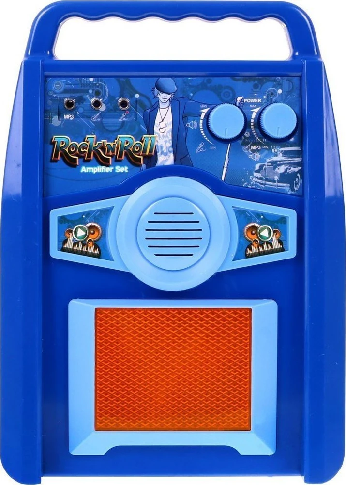 Ramiz Mėlynas elektrinės gitaros stiprintuvas vaikams