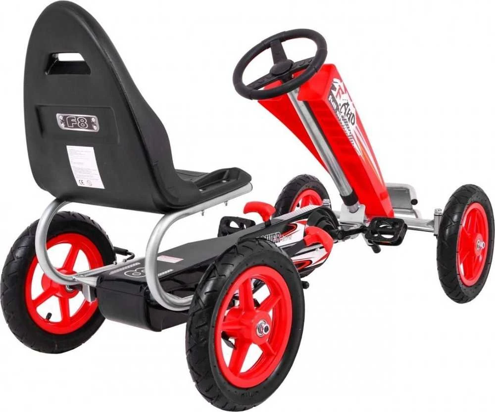 Minamas kartingas Full Ahead AIR, raudonas