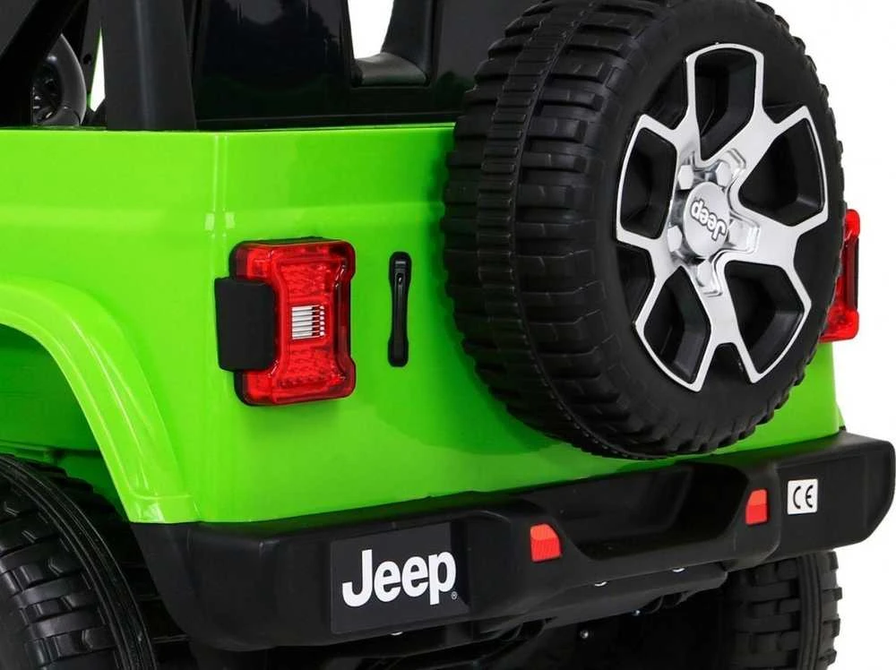 Ramiz Elektromobilis Jeep Wrangler Rubicon, Žalias