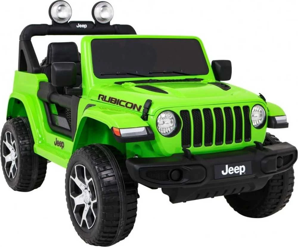 Ramiz Elektromobilis Jeep Wrangler Rubicon, Žalias