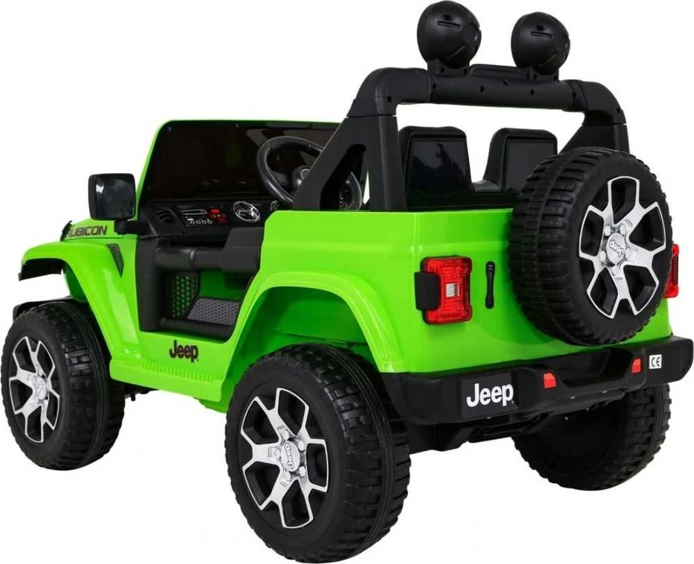 Ramiz Elektromobilis Jeep Wrangler Rubicon, Žalias