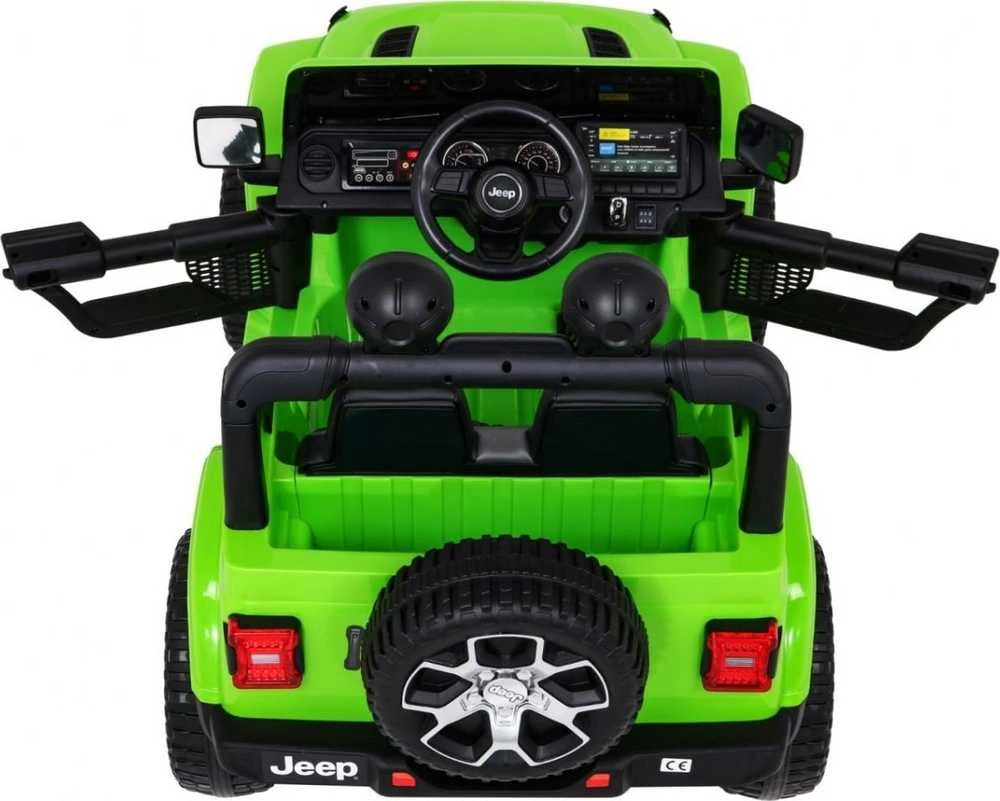 Ramiz Elektromobilis Jeep Wrangler Rubicon, Žalias