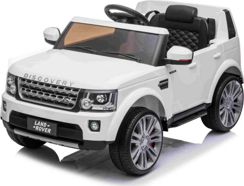Ramiz Elektromobilis Land Rover Discovery, baltas