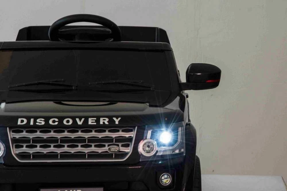Ramiz Elektromobilis Land Rover Discovery, juodas