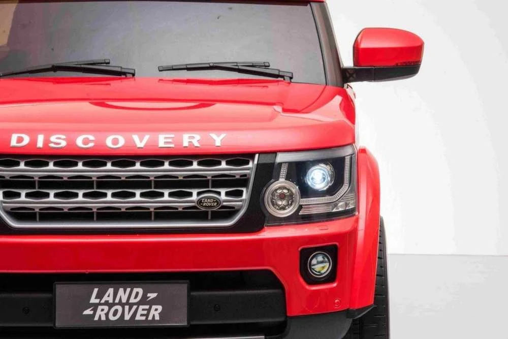 Ramiz Elektromobilis Land Rover Discovery, raudonas