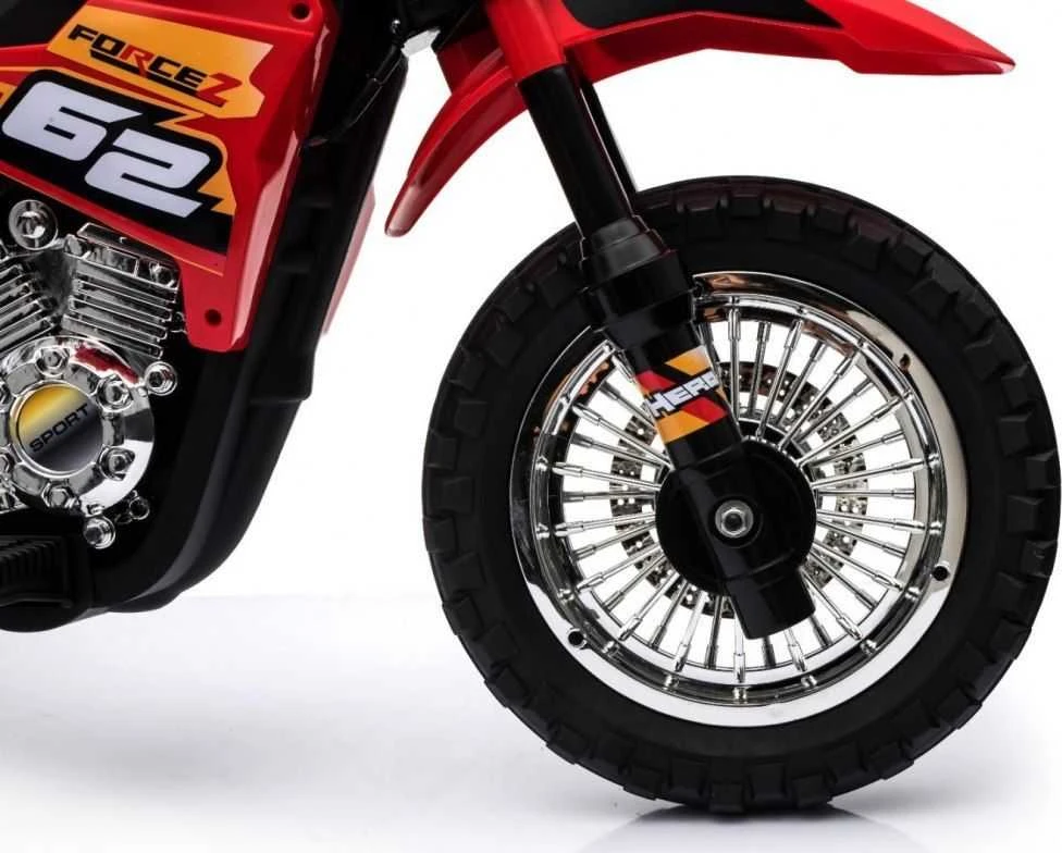 Ramiz Elektrinis motociklas Cross bike, Raudona