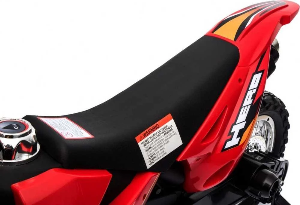 Ramiz Elektrinis motociklas Cross bike, Raudona