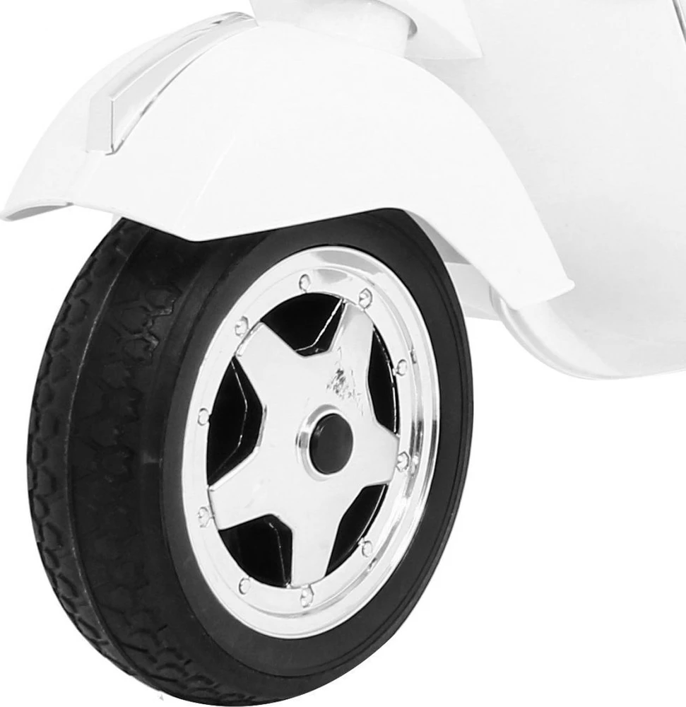 Ramiz Elektrinis motoroleris vaikams Vespa, Baltas