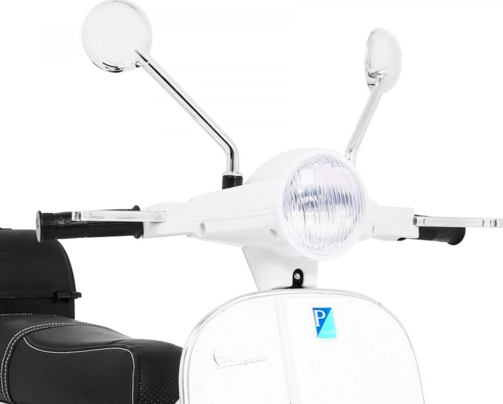Ramiz Elektrinis motoroleris vaikams Vespa, Baltas