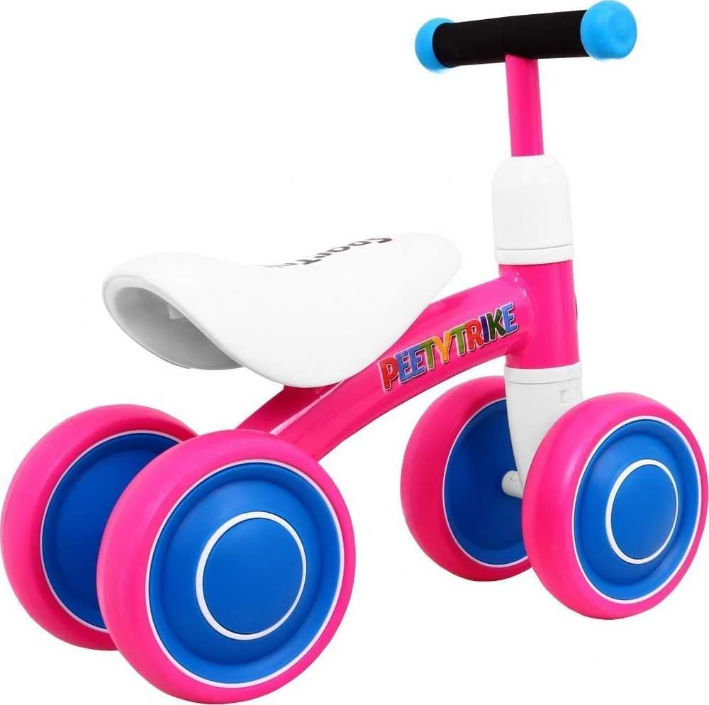 Ramiz Pirmasis balansinis keturratis mažyliams Sportrike PettyTrike Z7 rožinės spalvos (nuo 1 metų amžiaus vaikams)