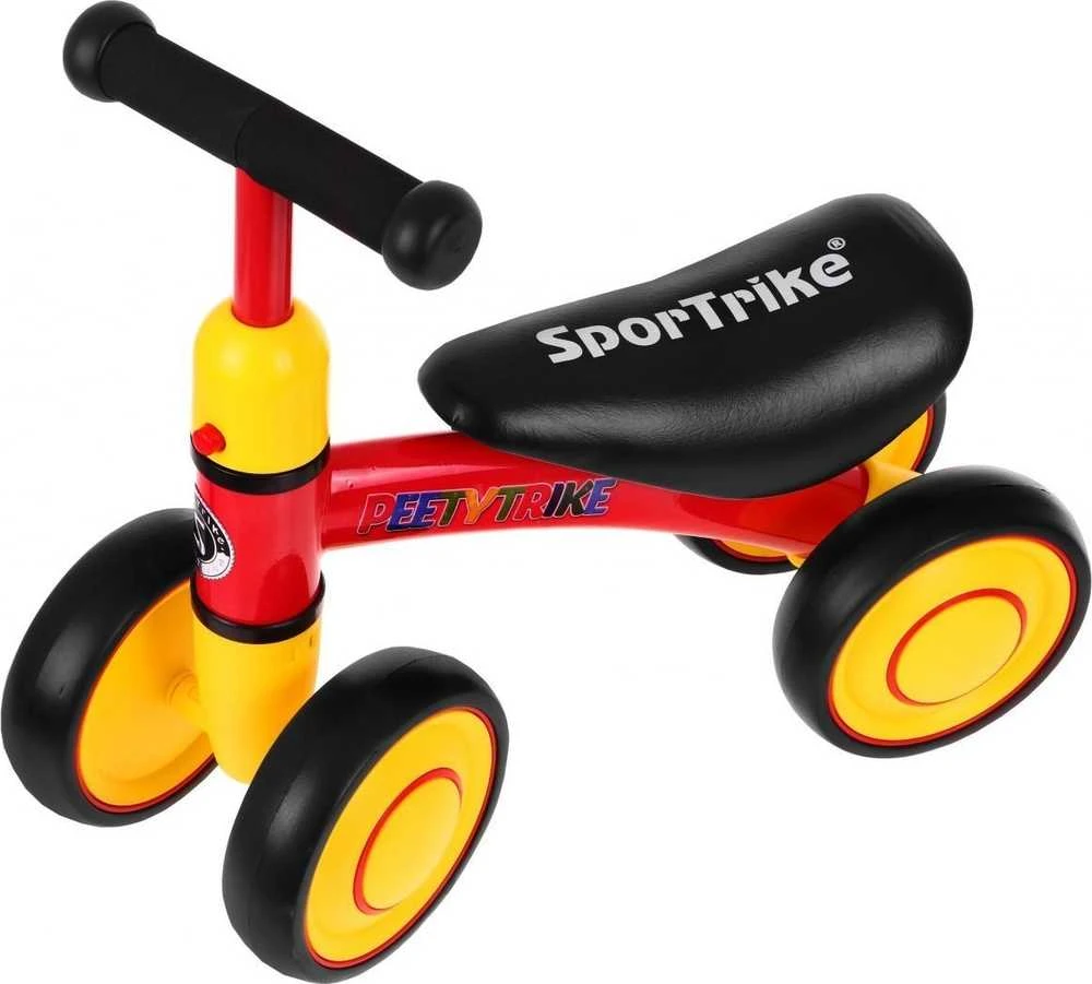 Ramiz Pirmasis balansinis keturratis mažyliams Sportrike PettyTrike Z7 žalios spalvos (nuo 1 metų amžiaus vaikams)