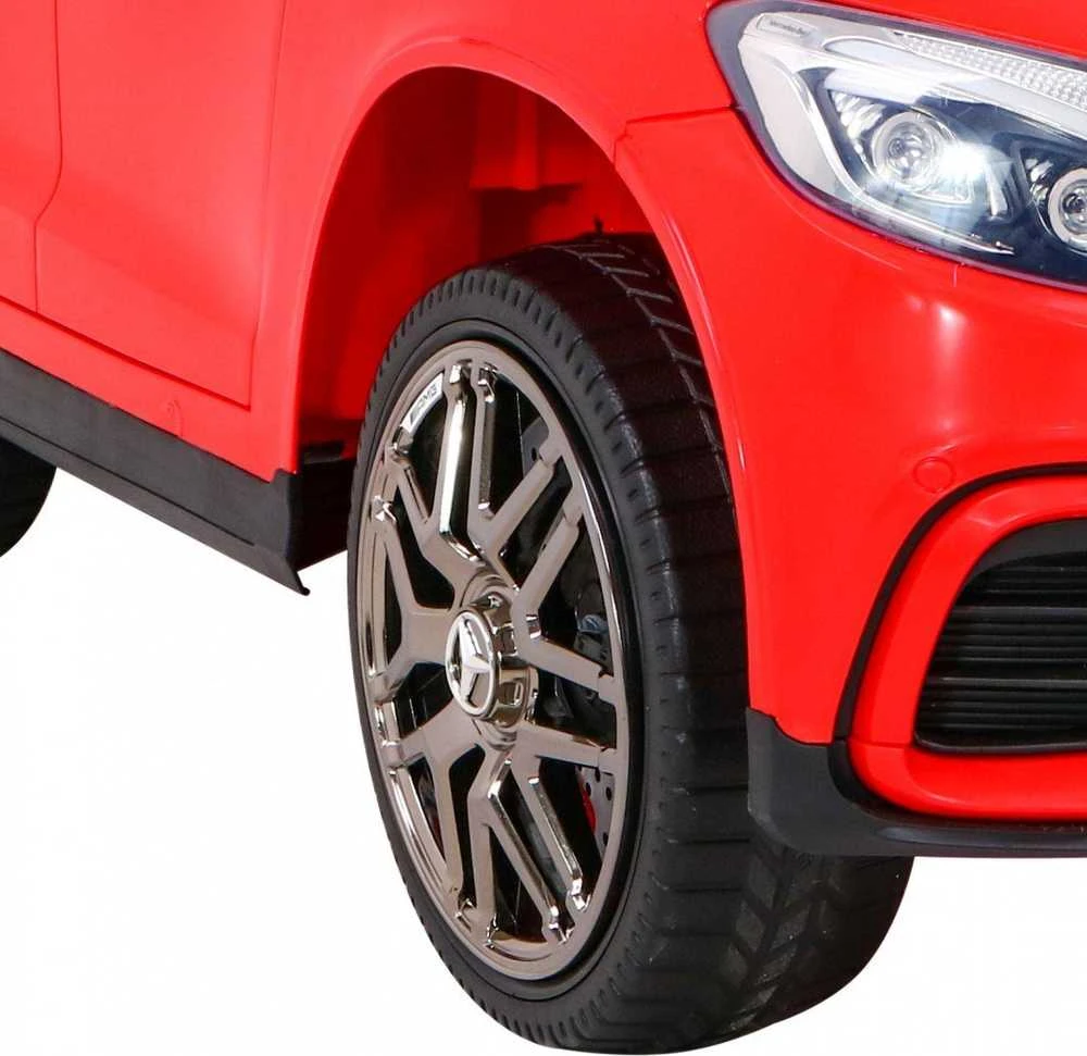 Ramiz Elektromobilis Mercedes Benz GLC63S 4x4, Raudona