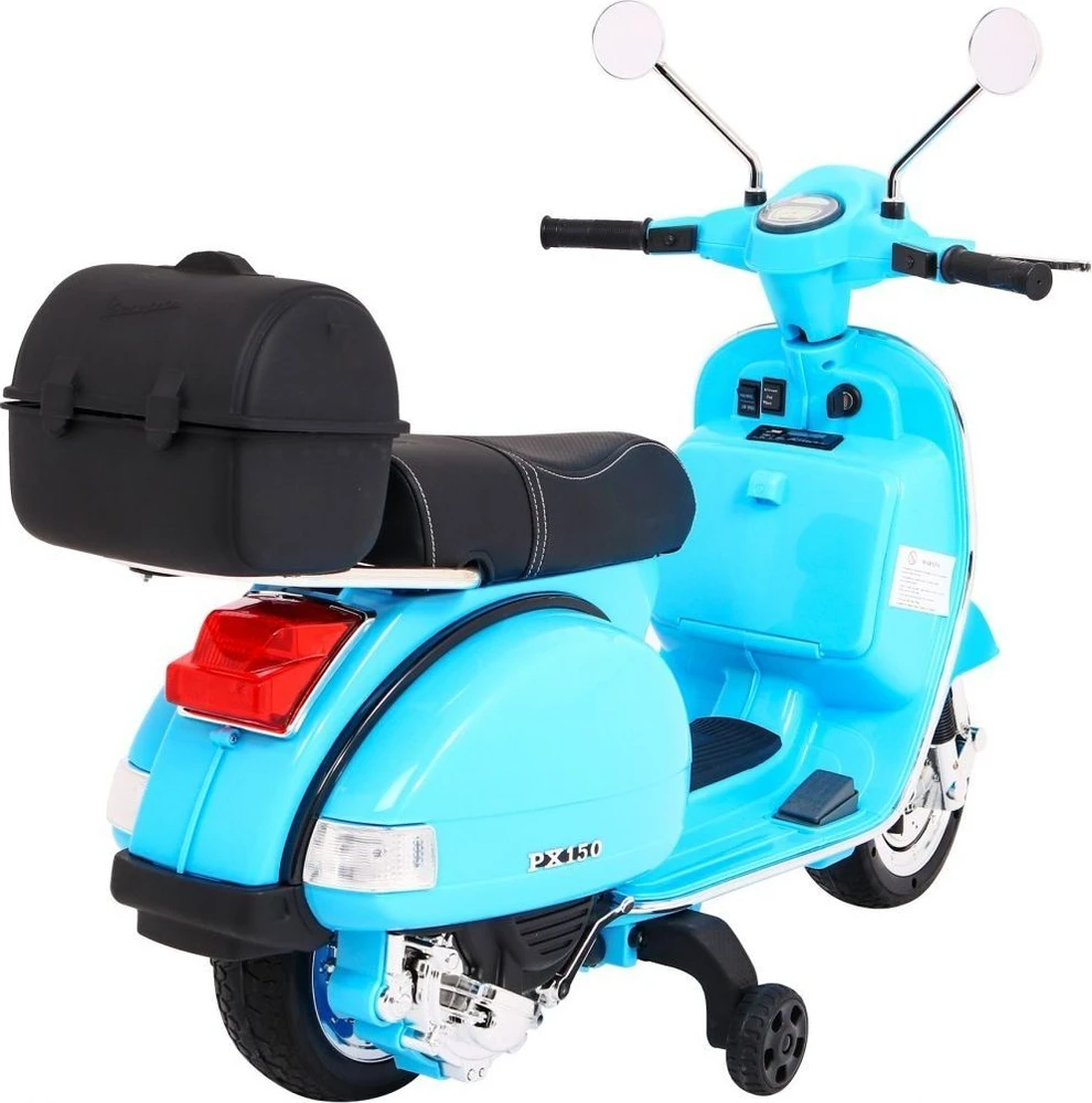 Ramiz Mėlyna Elektrinis motoroleris vaikams Vespa, Mėlyna