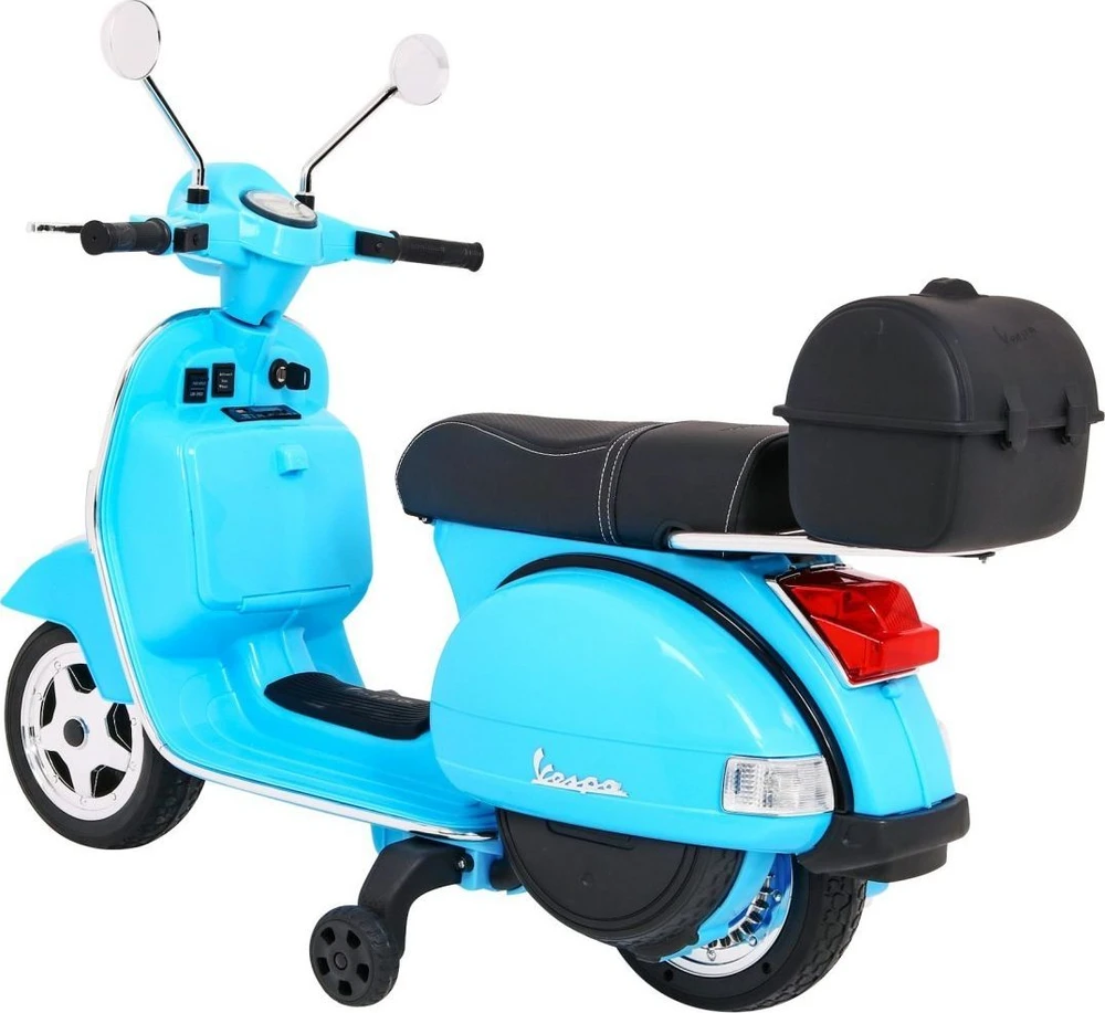 Ramiz Mėlyna Elektrinis motoroleris vaikams Vespa, Mėlyna