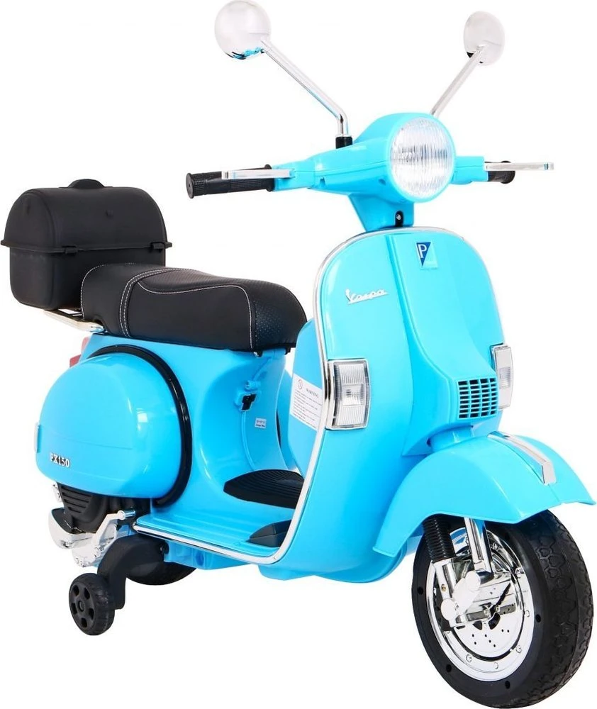 Ramiz Mėlyna Elektrinis motoroleris vaikams Vespa, Mėlyna