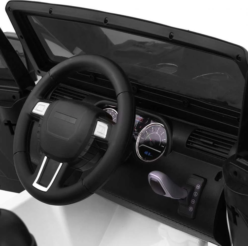 Ramiz Elektromobilis Jeep All Terrain, baltas