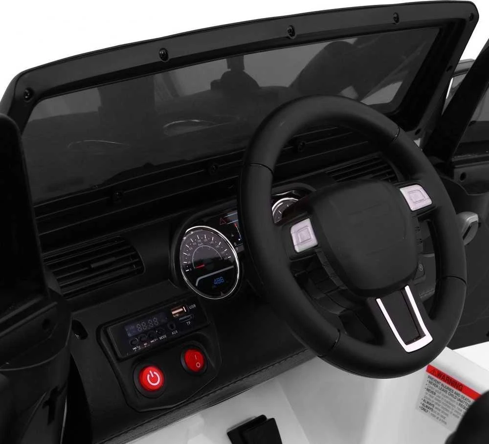 Ramiz Elektromobilis Jeep All Terrain, baltas