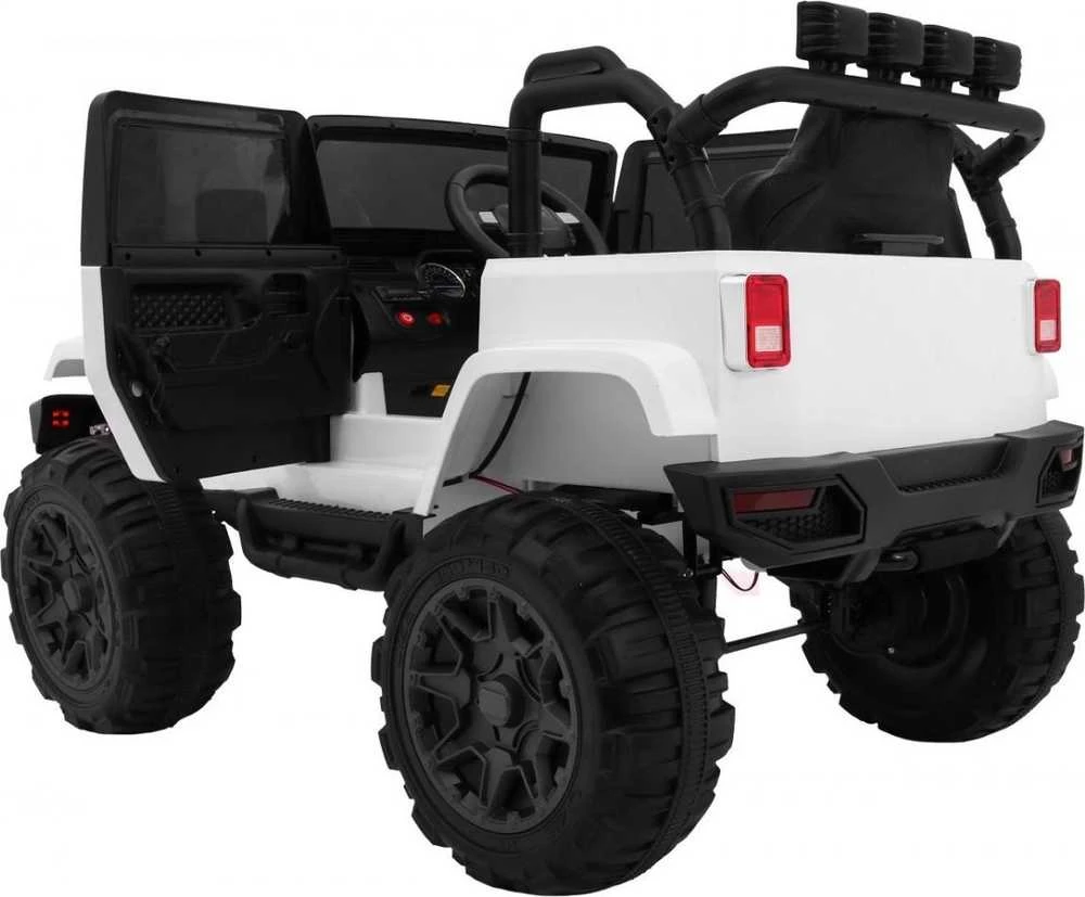 Ramiz Elektromobilis Jeep All Terrain, baltas