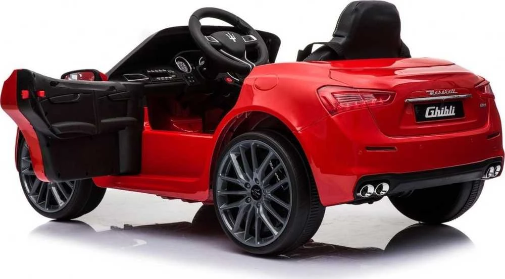 Ramiz Elektrinė mašina vaikams Maserati Ghibli raudonos spalvos