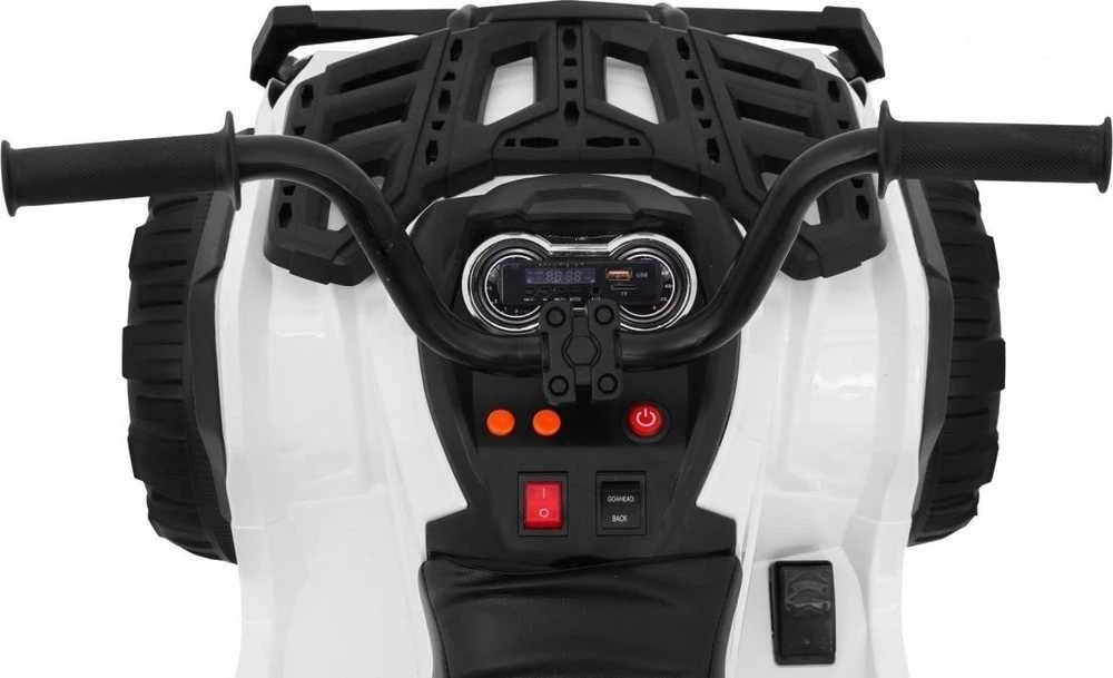Ramiz Elektrinis keturratis Quad ATV, baltas