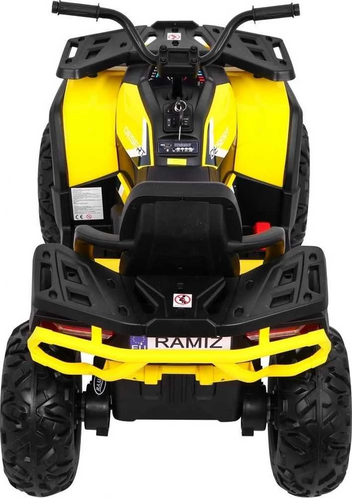Ramiz Elektrinis keturratis ATV Desert, Geltona