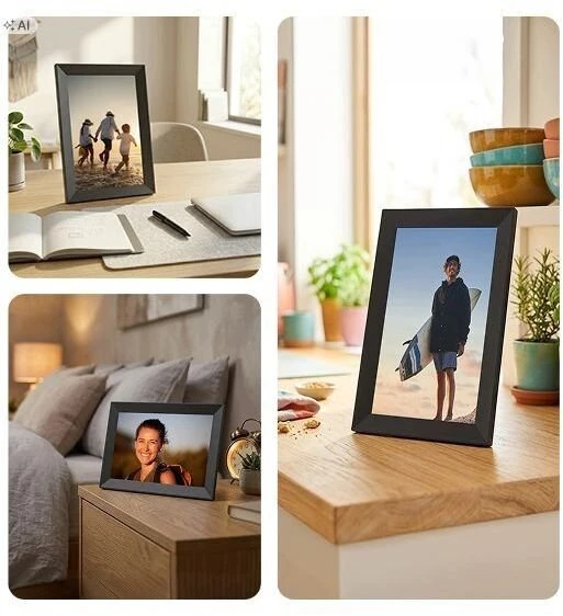Nuotraukų rėmelis Ramka cyfrowa AgfaPhoto 10'' WIFI Frameo dotykowa 16gb auto obrót LCD HD USB / Apf1000 WIFI One (SB12307)