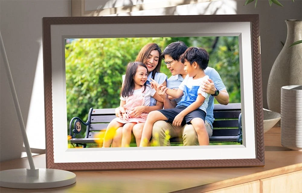 Nuotraukų rėmelis Arzopa D10 10.1" digital frame (dark ruda)