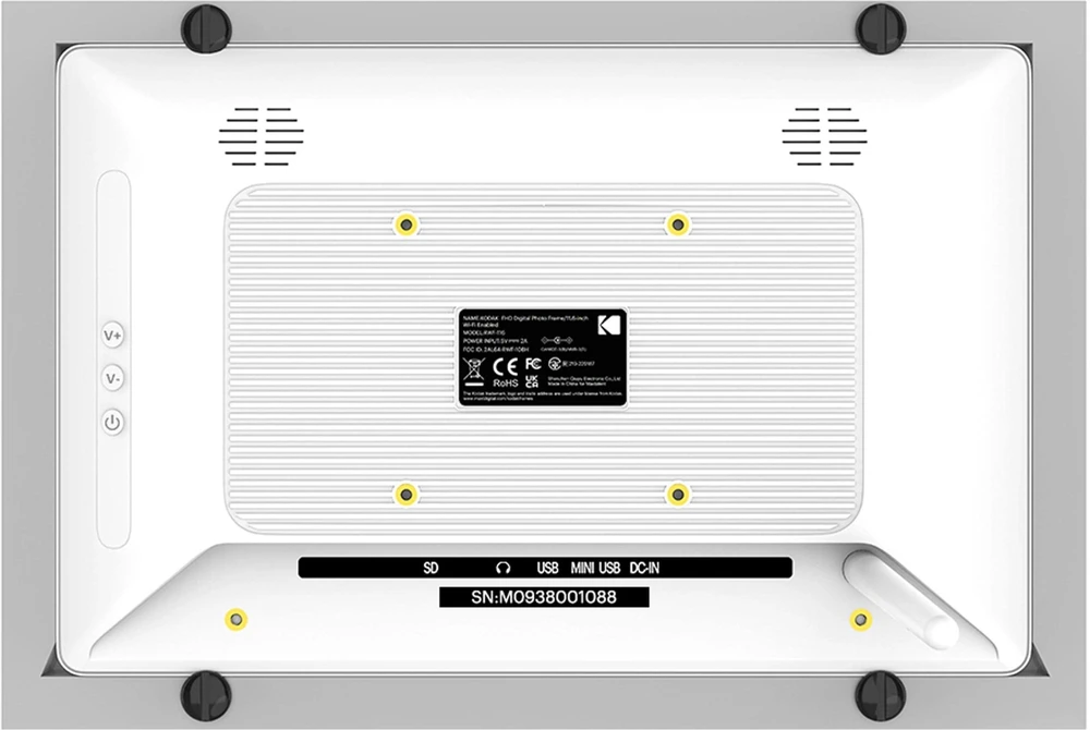 Nuotraukų rėmelis Kodak RWF-116B WiFi pilkas/baltas