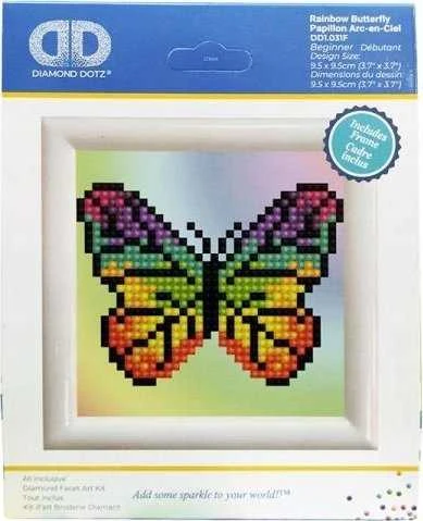 Dante Diamond Dotz vaivorykštinis drugelis 018-DD1031F 17020